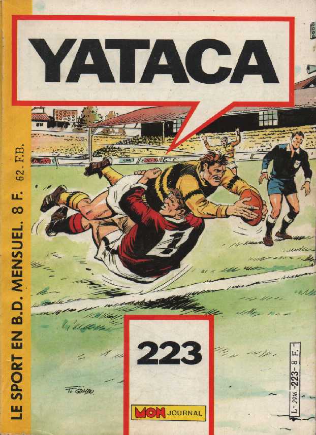 Scan de la Couverture Yataca n 223